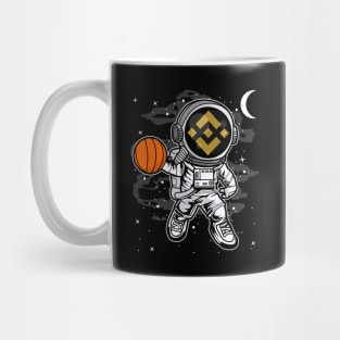 Astronaut Basketball Binance BNB Coin To The Moon Crypto Token Cryptocurrency Blockchain Wallet Birthday Gift For Men Women Kids Mug